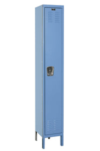 Hallowell Premium Louvered Steel Locker — 1 Tier, 1 Wide U1228-1MB YourLockerStore