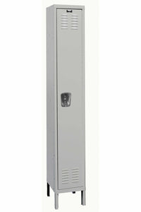 Hallowell Premium Louvered Steel Locker — 1 Tier, 1 Wide U1228-1PL YourLockerStore