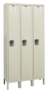 Hallowell Premium Louvered Steel Locker — 1 Tier, 3 Wide U3226-1PT YourLockerStore