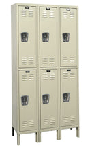 Load image into Gallery viewer, Hallowell Premium Louvered Steel Locker — 2 Tier, 3 Wide U3226-2PT YourLockerStore