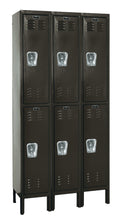 Load image into Gallery viewer, Hallowell Premium Louvered Steel Locker — 2 Tier, 3 Wide U3228-2ME YourLockerStore