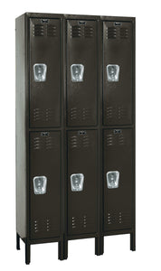 Hallowell Premium Louvered Steel Locker — 2 Tier, 3 Wide U3228-2ME YourLockerStore