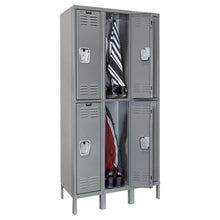 Load image into Gallery viewer, Hallowell Premium Louvered Steel Locker — 2 Tier, 3 Wide YourLockerStore