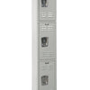 Hallowell Premium Louvered Steel Locker — 3 Tier, 1 Wide U1228-3PL YourLockerStore