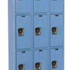 Hallowell Premium Louvered Steel Locker — 3 Tier, 3 Wide U3228-3MB YourLockerStore