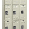 Hallowell Premium Louvered Steel Locker — 3 Tier, 3 Wide U3228-3PT YourLockerStore