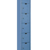 Hallowell Premium Louvered Steel Locker — 6 Tier, 1 Wide U1228-6MB YourLockerStore