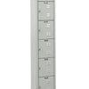 Hallowell Premium Louvered Steel Locker — 6 Tier, 1 Wide U1228-6PL YourLockerStore