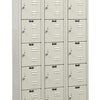 Hallowell Premium Louvered Steel Locker — 6 Tier, 3 Wide U3228-6PT YourLockerStore