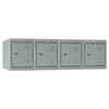 Hallowell Premium Louvered Steel Locker — Wall Mount — 1 Tier, 4 Boxes YourLockerStore
