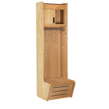 Load image into Gallery viewer, Hallowell Recruiter 2 Sport Wood Locker — Open Access R2SBS242484BNDTFSGROA 192109041692 YourLockerStore