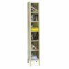 Hallowell Safety-View Plus Steel Locker — 6 Tier, 1 Wide USVP1228-6 YourLockerStore