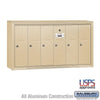 Salsbury Industries 4B+ Vertical Mailbox with USPS Access — 6 Doors 3506SSU 820996416223 YourLockerStore