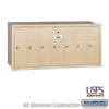 Salsbury Industries 4B+ Vertical Mailbox with USPS Access — 7 Doors 3507SRU 820996416308 YourLockerStore