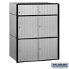 Salsbury Industries Aluminum Standard System Mailbox with Private Access — 6 Doors 2206 820996220608 YourLockerStore