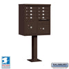 Salsbury Industries Cluster Box Unit with USPS Access — Type I — 8 Doors and 2 Parcel Lockers 3308BRZ-U 820996443830 YourLockerStore