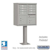 Salsbury Industries Cluster Box Unit with USPS Access — Type I — 8 Doors and 2 Parcel Lockers 3308GRY-U 820996443878 YourLockerStore