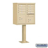 Salsbury Industries Cluster Box Unit with USPS Access — Type I — 8 Doors and 2 Parcel Lockers 3308SAN-U 820996443823 YourLockerStore
