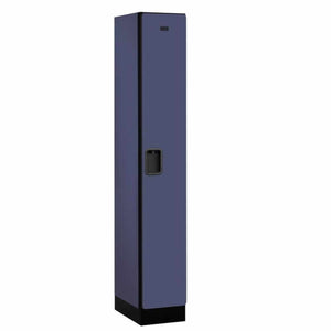 Wood Lockers: Designer Wood Locker - 1 Tier, 1 Wide - Blue - Salsbury Industries