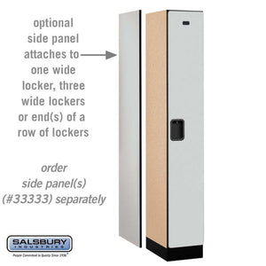 Salsbury Industries Designer Wood Locker — 1 Tier, 1 Wide YourLockerStore