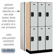 Load image into Gallery viewer, Salsbury Industries Designer Wood Locker — 2 Tier, 3 Wide YourLockerStore