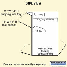 Load image into Gallery viewer, Salsbury Industries Mail Package Drop YourLockerStore