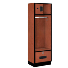 Load image into Gallery viewer, Wood Lockers: Designer Wood Open Access Locker - Cherry - Salsbury Industries