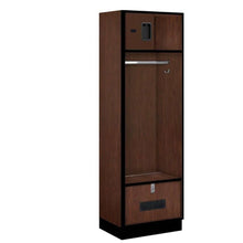 Load image into Gallery viewer, Wood Lockers: Designer Wood Open Access Locker - Mahogany - Salsbury Industries