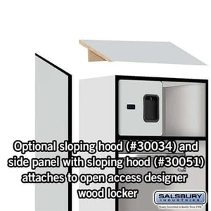 Salsbury Industries Open Access — Designer Wood Locker YourLockerStore