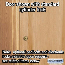 Load image into Gallery viewer, Salsbury Industries Solid Oak Executive Wood Locker — 1 Tier, 1 Wide YourLockerStore