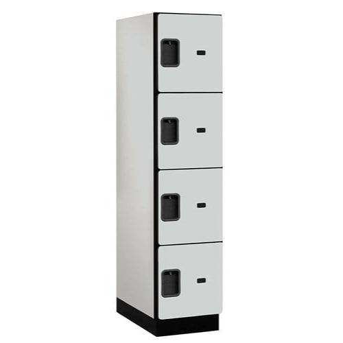 Designer Wood Locker — 4 Tier, 1 Wide