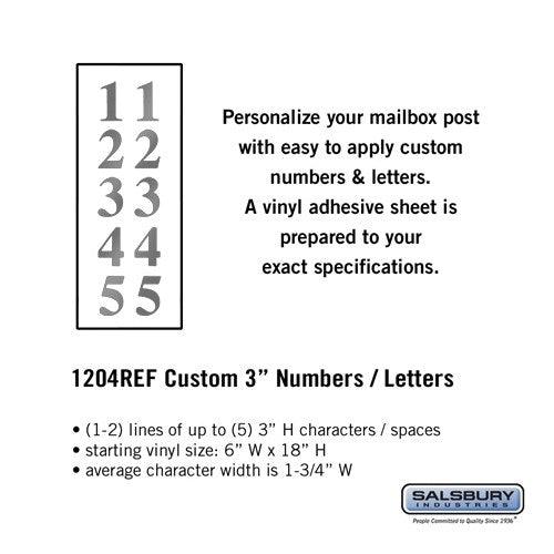 Custom Vynil Numbers / Letters — Deluxe Post - Your Locker Store
