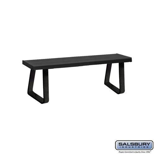 Free-Standing Aluminum Locker Bench