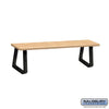 Free-Standing Wood Locker Bench