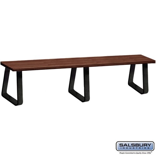 Free-Standing Wood Locker Bench