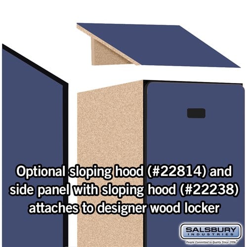 Designer Wood Locker — 1 Tier, 1 Wide