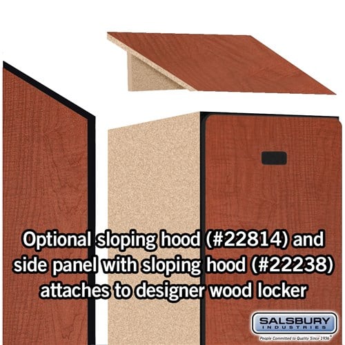 Designer Wood Locker — 1 Tier, 1 Wide