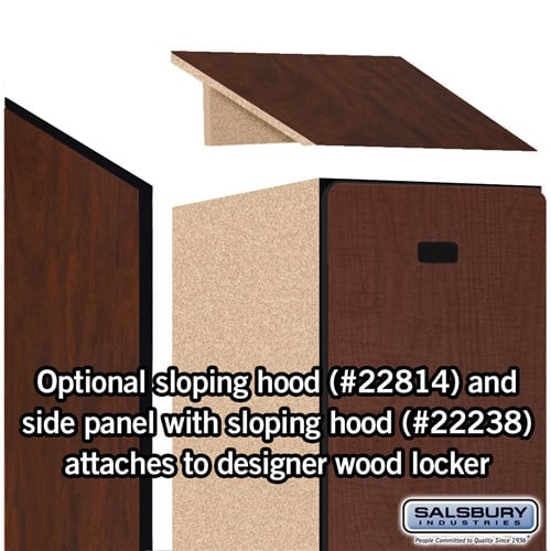 Designer Wood Locker — 1 Tier, 1 Wide