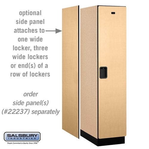 Designer Wood Locker — 1 Tier, 1 Wide