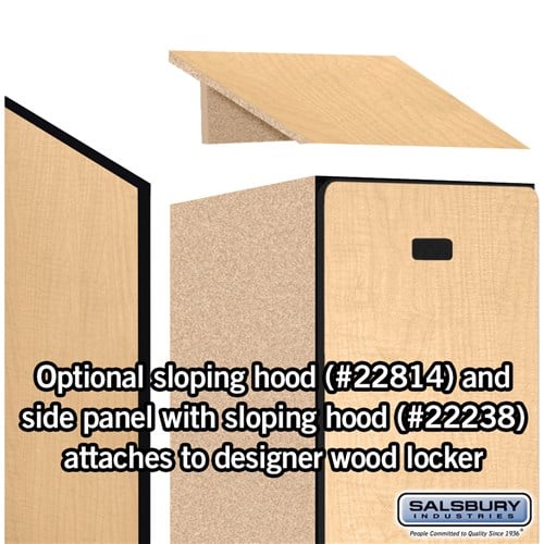 Designer Wood Locker — 1 Tier, 1 Wide