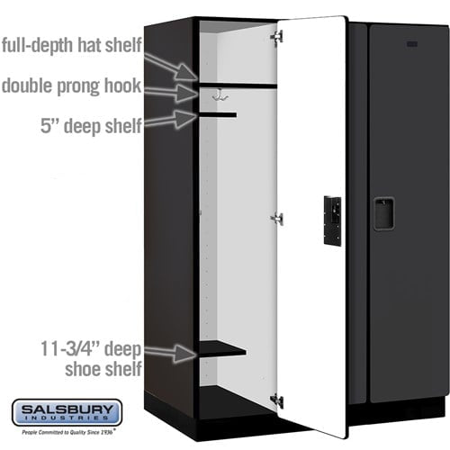 Designer Wood Locker — 1 Tier, 3 Wide