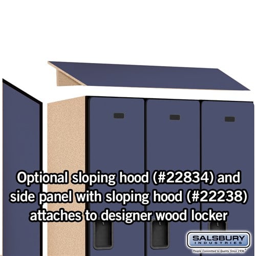 Designer Wood Locker — 1 Tier, 3 Wide