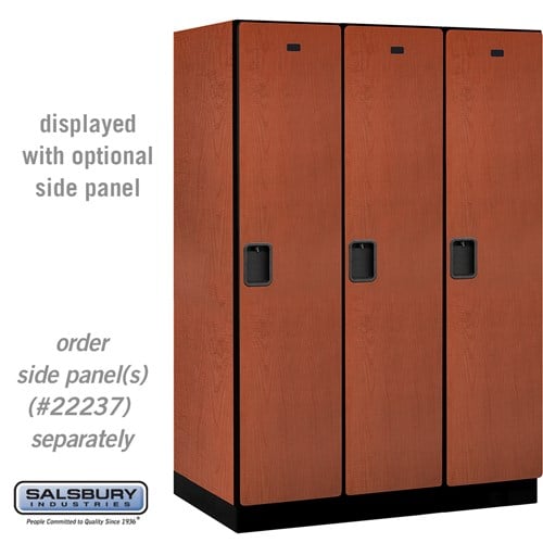 Designer Wood Locker — 1 Tier, 3 Wide