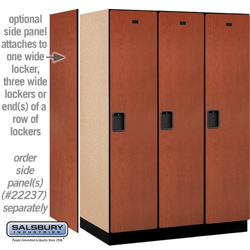 Designer Wood Locker — 1 Tier, 3 Wide
