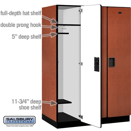 Designer Wood Locker — 1 Tier, 3 Wide