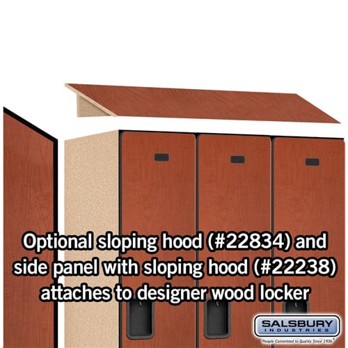 Designer Wood Locker — 1 Tier, 3 Wide