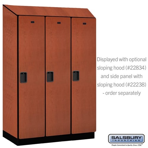Designer Wood Locker — 1 Tier, 3 Wide