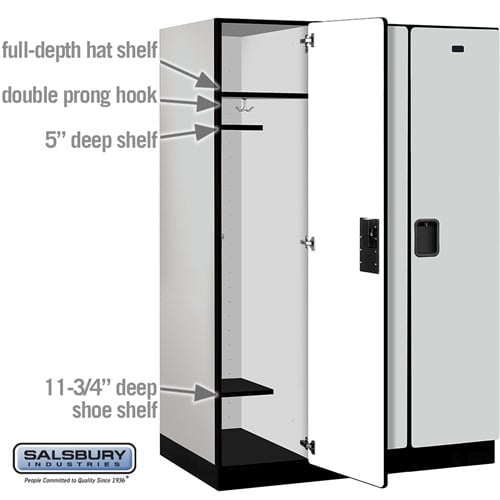 Designer Wood Locker — 1 Tier, 3 Wide