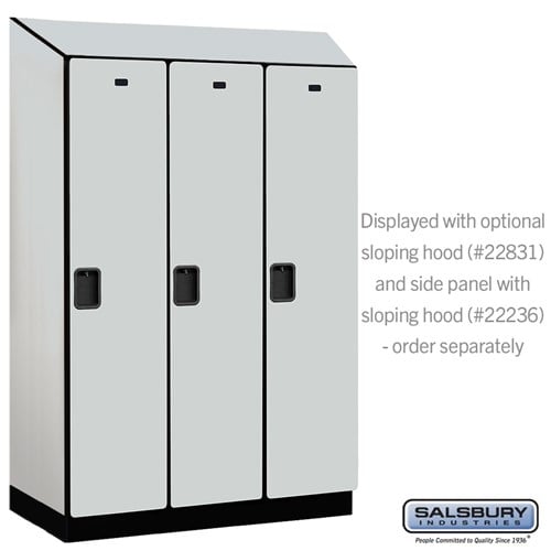 Designer Wood Locker — 1 Tier, 3 Wide