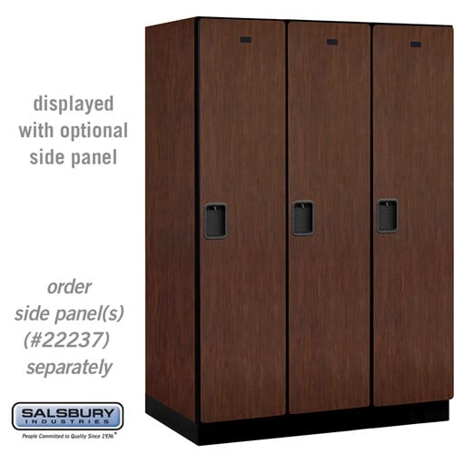 Designer Wood Locker — 1 Tier, 3 Wide